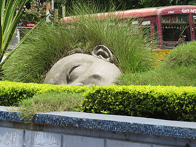 Kolkata roadway art (c) 2013 by John Goss